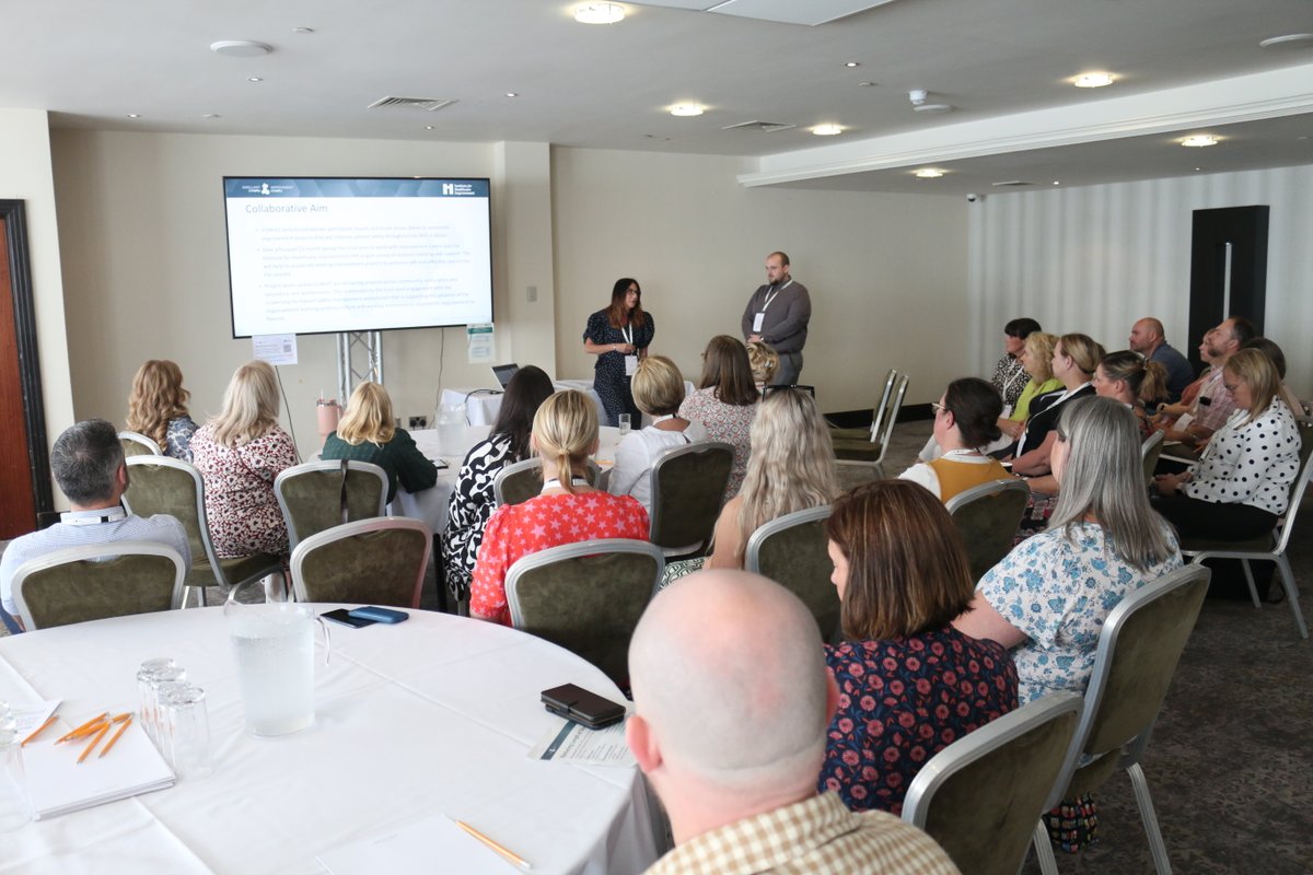 🖥️ Health board and trust teams are presenting storyboards today, outlining their #SafeCareCollaborative progress and aspirations.

🤝 It's a great opportunity to encourage learning and identify connections across projects and teams throughout the collaborative.