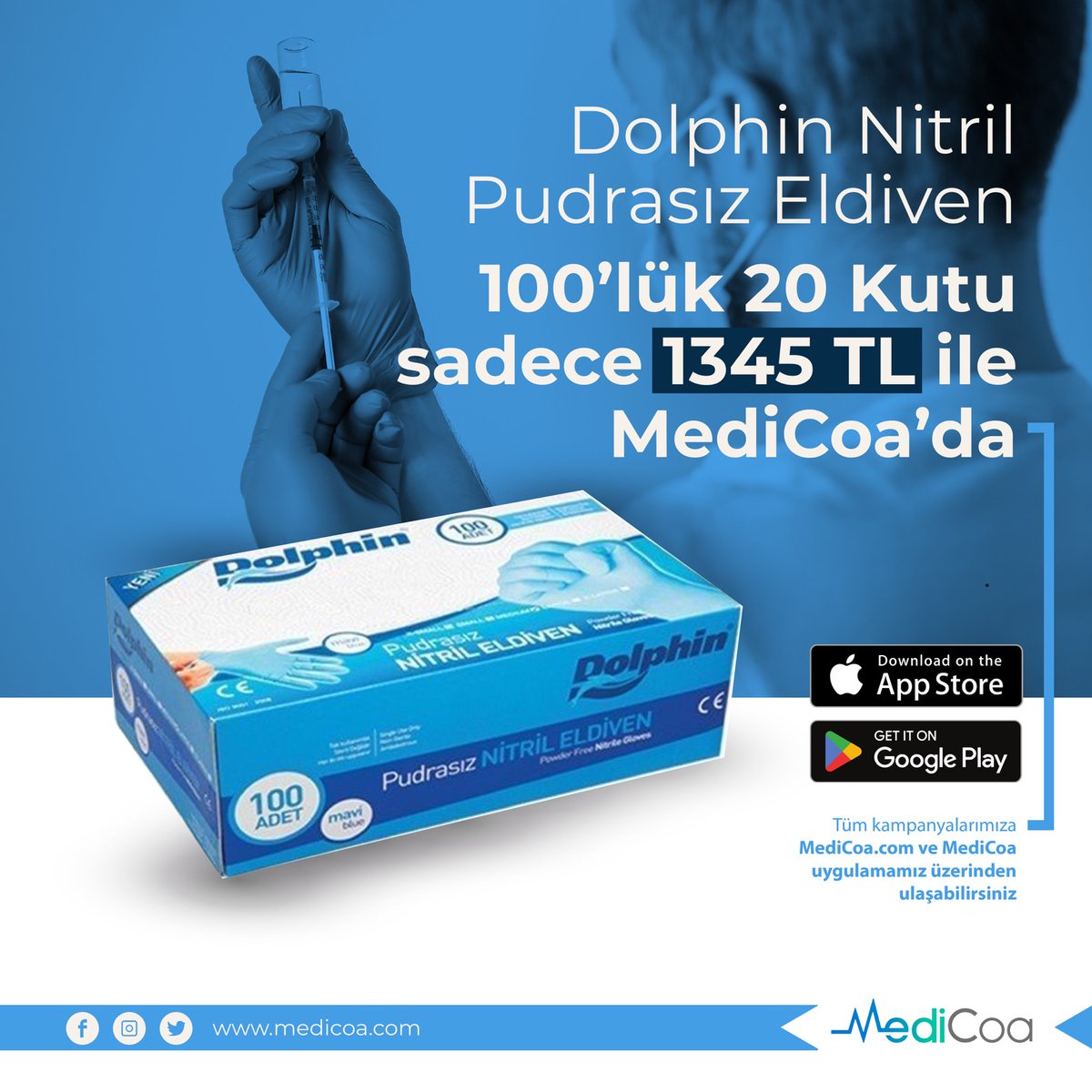 Dolphin Nitril Eldivenler, yüksek kaliteli nitril malzemeden üretilmiş, lateks alerjisi olanlar için ideal bir seçenek sunan eldivenlerdir. Dayanıklı ve dirençli yapıları sayesinde kesilmelere, yırtılmaya ve delinmelere karşı etkili bir koruma sağlarlar. 

#medikal #saglik