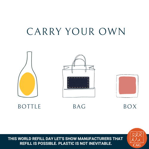 While escaping single use #plastic packaging can be difficult, carry your own bottle, bag & box to go as #ZeroWaste as possible. Our ZW shop locator app can help you find shops local to you that will let you #refill. #WorldRefillDay @ZeroWasteAsia 

Link: bit.ly/ZW_store_locat…