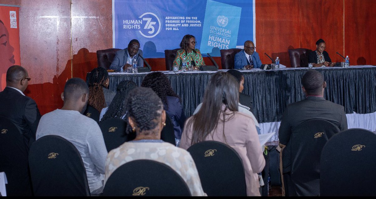 unwomenzw's tweet photo. Happening now: @UNZimbabwe media briefing on Human Rights 75 Initiative and launch of the monthly thematic spotlight on women’s rights. 
#zim4humanrights 
#StandUp4WomensRights
@UNDPZimbabwe @HeraldZimbabwe @mwacsmed https://t.co/JIG4RQwuXk