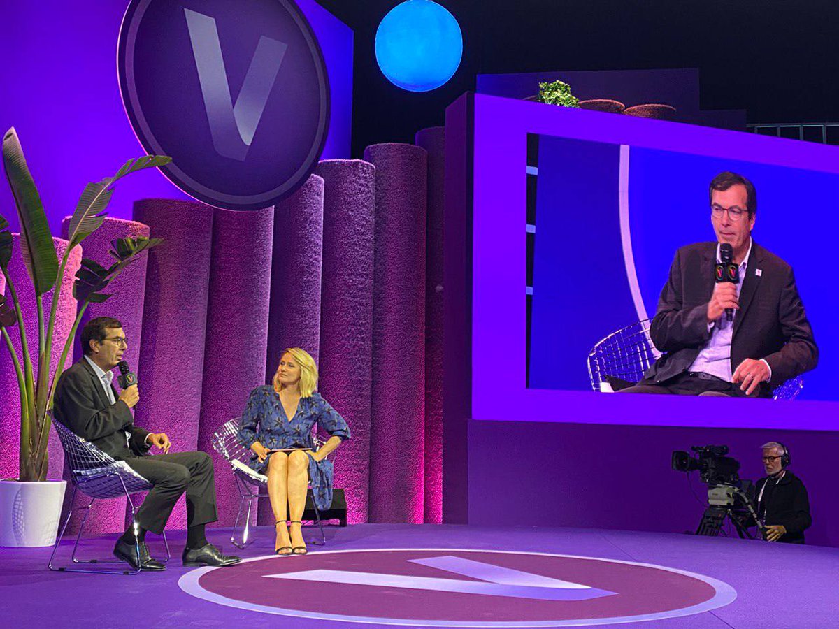 Le <a href="/GroupeSNCF/">Groupe SNCF</a> est à <a href="/VivaTech/">VivaTech</a> pour montrer la place capitale du train dans l'innovation de demain en France et en Europe.

La tech est au cœur de nos ambitions, c’est un accélérateur, un facilitateur de notre stratégie. #PourNousTous