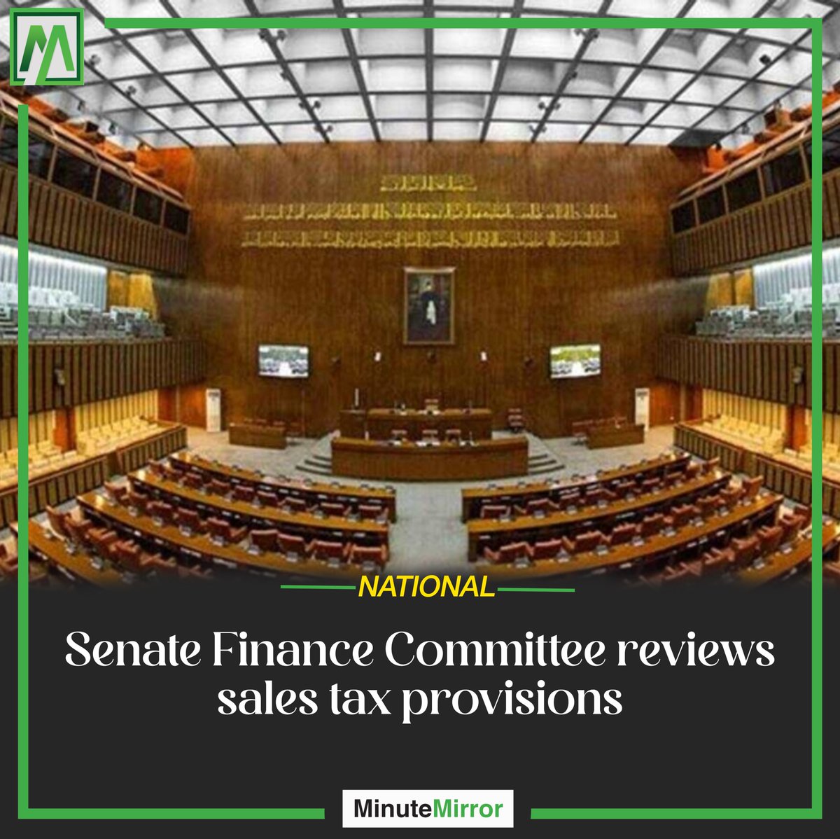 MinuteMirrorpk's tweet photo. #SenateStandingCommittee on Finance was held under #SenatorSaleemMandviwalla, in which the provisions related to sales tax in the #FinanceBill2024 were reviewed.
https://t.co/o5cM9OEMvQ https://t.co/JAO4fvNHSU