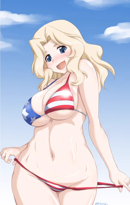 #星条旗制定記念日  らしいので星条旗ビキニ詰め合わせ～