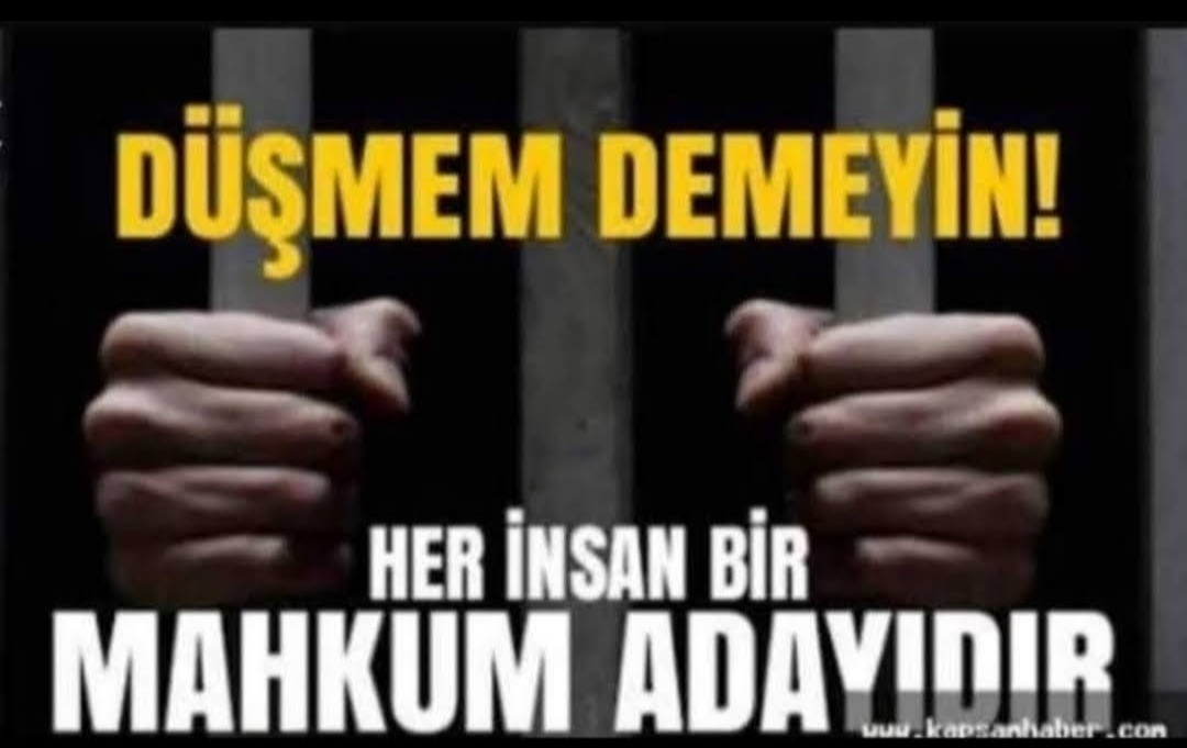 Cumhurbaşkanılıği Kabinesi 
🆘️💯✍⚖🇹🇷🕊
Bayram gelmiş neyime  Bizim Bayramımiz  Dört duvar arasında   sevdiklerimize özgürlüğüne kavuştuğumuz gün  Bayramımiz 
TCK SİSTEMİ ADİLDEĞİL 
ÖNCEAF SONRAREFORM 
EŞİTADALET EŞÎT ÖZGÜRLÜK GELSİN 

@yilmaztunc 
@NumanKurtulmus 
@TBMMresmi