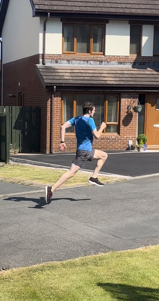 8 A-Level
Chemistry, Physics and Maths Papers done… 2 more papers to go…💪🏻
Matthew getting a break from the relentless studying today,  to get back to some hill sprints.
This boys has given up a lot of free time and his athletics to study.  
#proudmum