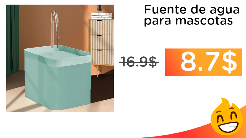 ChollometroInt's tweet photo. #CHOLLO Fuente de agua para mascotas solo 8.7$ ➡️ https://t.co/ft06dz9EtA https://t.co/Z9Q5XYAP0h