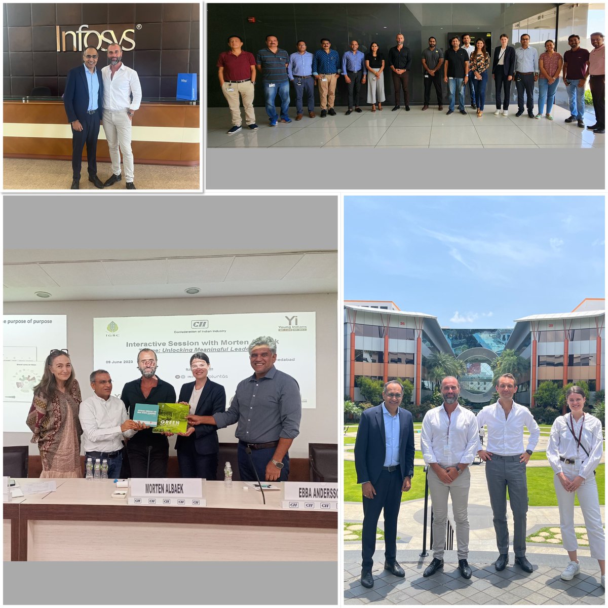 Last week in India, I met remarkable places and people. Thanks Nishith Desai Associates, Viega India, CII, IGBC, YI, DI India, Sameer Sinha, Jayesh Hariyani, Bente Toftkær, Shyam Mundhada, Jalay Pandya, Amit Kansal, Shriyans Jain, Himanshu Shah, Noi Cecilia Oldne and Suril Desai.