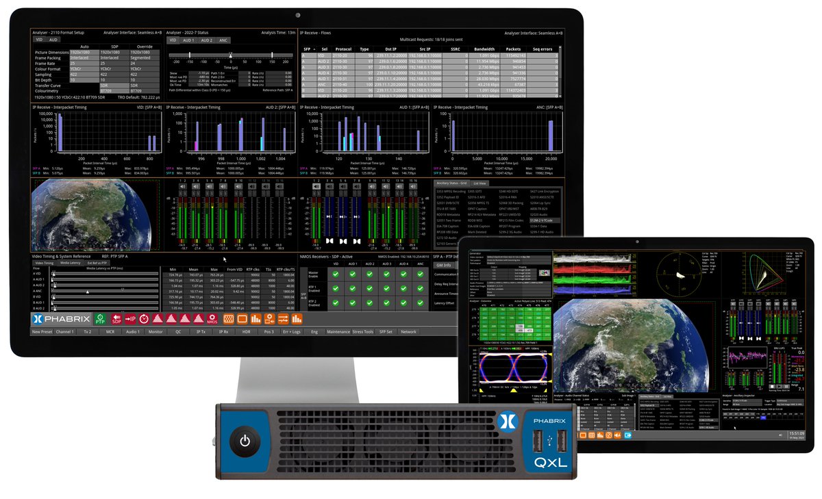 .@EVSEquipment invests in two @PHABRIXLTD QxL rasterizers for advanced QC analysis - pagemelia.com/post/evs-inves…

#PHABRIX #EVS #TEVIOS #QXL #Rasterizers #QxLrasterizers #TestandMeasurement #SMPTE #ST2110 #SignalQuality #QC #UHD #SDI #HDR