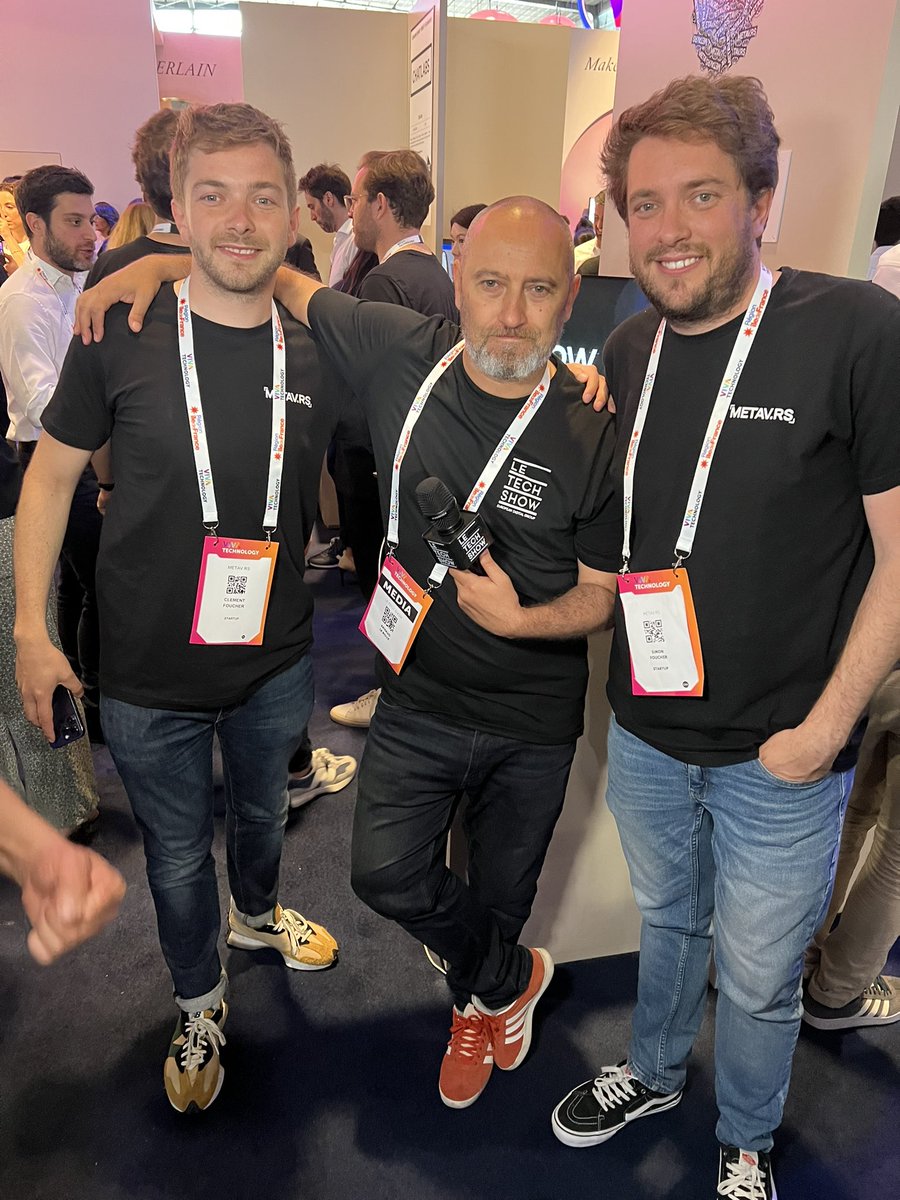 Rencontre avec les boss de <a href="/metavrs/">metavrs</a>  pour parler #Metaverse et #realitevirtuelle ! 

#Vivatech #vivatechshow #techshow