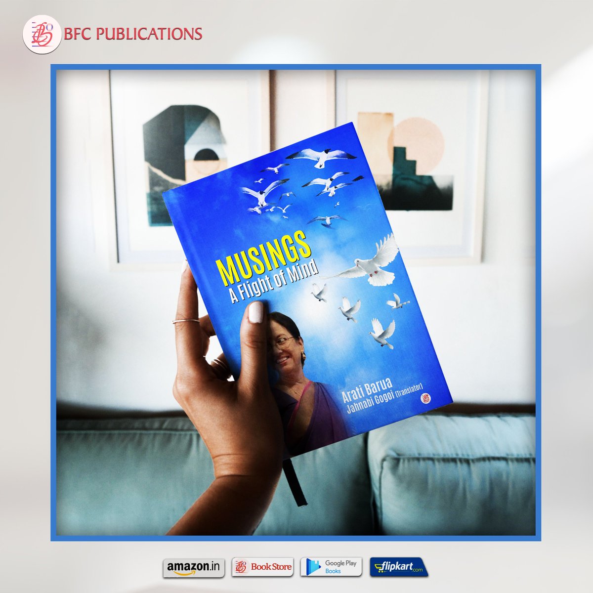 'Musings: A Flight of Mind' 
by Arati Barua (Author)

Order your copy today! 
.
.
Amazon - bit.ly/3J8XDr2
.
.
#Read #Book #Lifetransorming #researchpaper #Bookaddict #Lovereading #Lovebooks #Bookcommunity #Readingcommunity #Selfpublished #Storybook  #Writer #Author