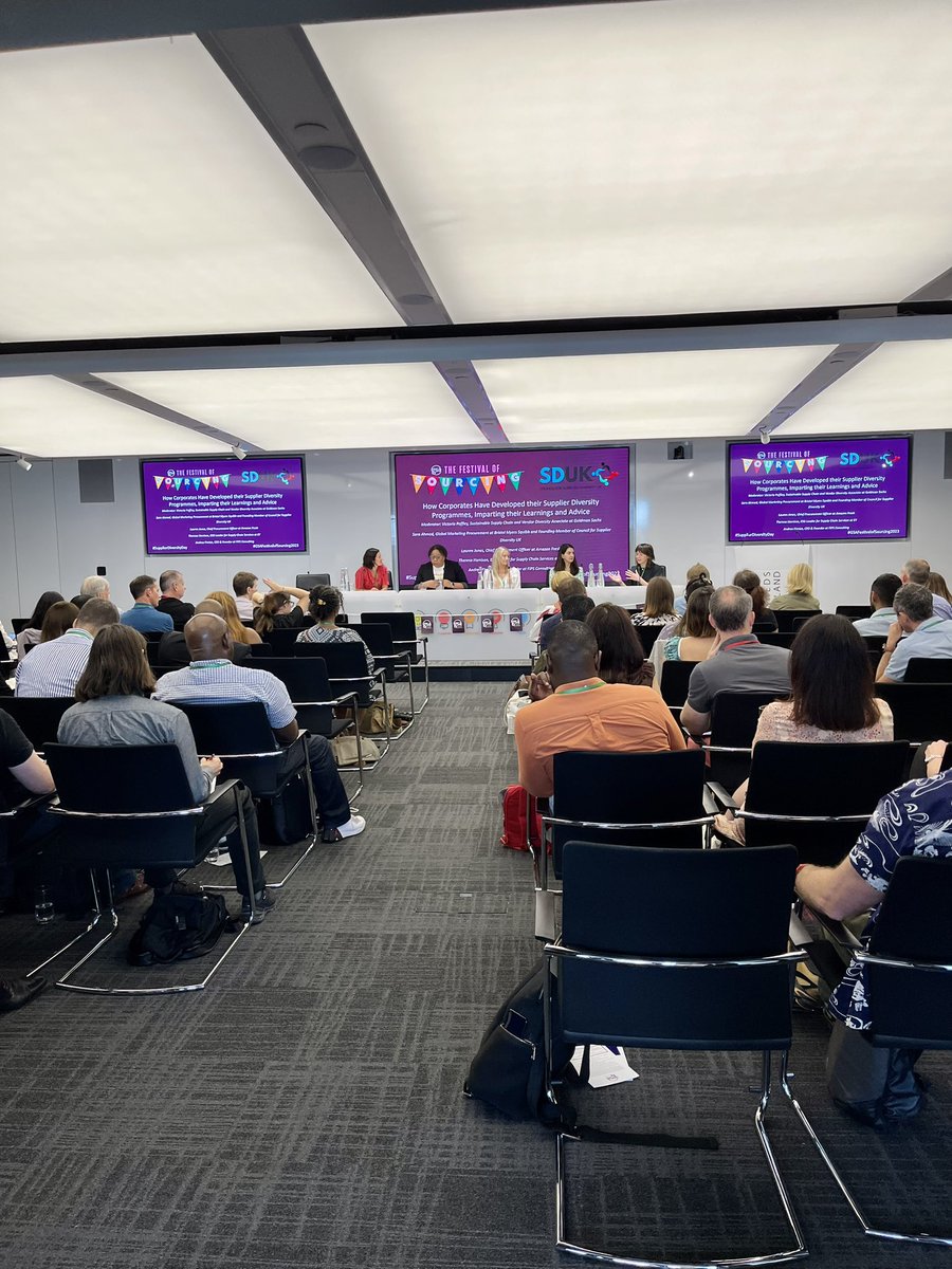 Great turnout for the Supplier Diversity Day hosted by <a href="/CouncilforSD/">SupplierDiversitySD</a> and <a href="/GSA_UK/">GSA</a> #supplierdiversityday
