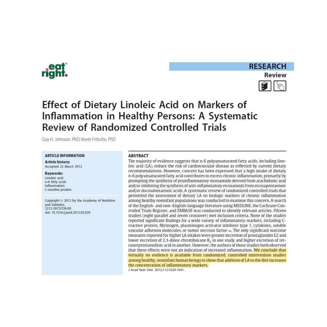 2. Canola oil

Narasi canola oil itu "inflammatory" banyak dari health-gurus

Yg dipermasalahkan, canola oil ga stabil kl kena panas &amp; mengandung omega-6 yg meningkatkan penanda inflamasi tubuh

Tapi ya itu hasil penelitian hewan coba, hasil pd manusia menunjukkan hal yg berbeda