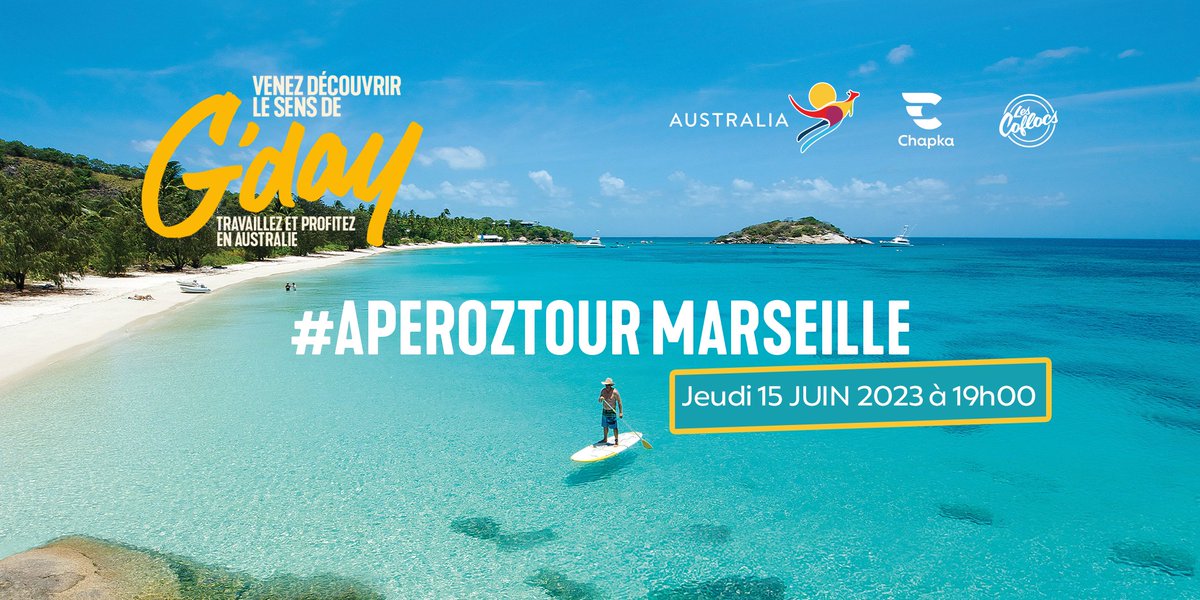 Blogwhv's tweet image. Plus qu'un jour avant la première soirée de L'apér'OZ Tour à Marseille ! @chapkassurances  @lescoflocs  et @Australia  vous attendent ! 🎉

bit.ly/AperOZTourMars…