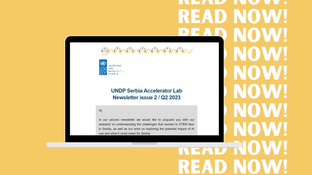 📢 Exciting News!🌟Introducing UNDP Serbia Accelerator Lab Newsletter - Issue 2!
How to examine the gender gap using LinkedIn data, what will AI bring to 🇷🇸 and what are the challenges that women in STEM face⏬
🔗us13.campaign-archive.com/?u=8bcfb0e4e83…
