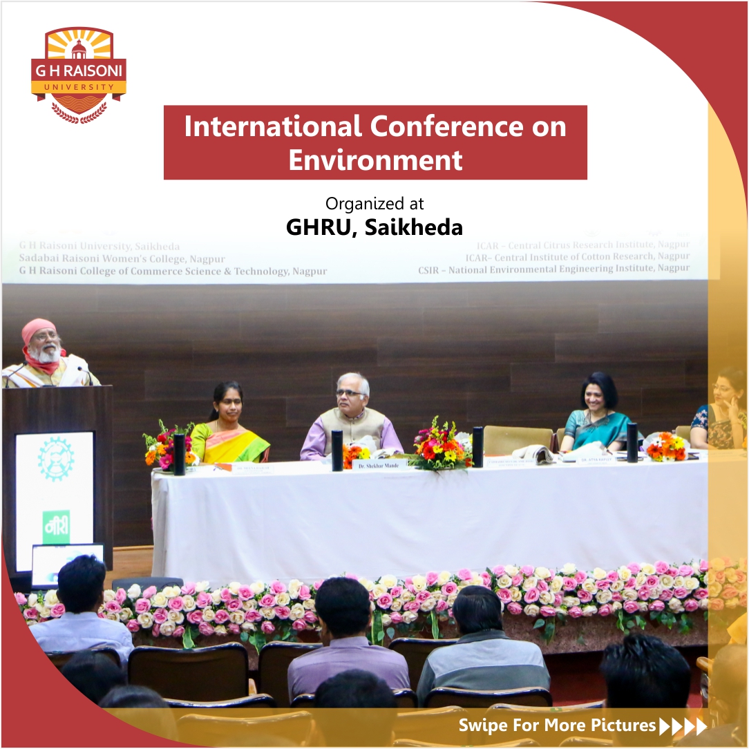 ghruofficial's tweet image. A platform to address environmental challenges and foster sustainable solutions at the International Conference on Environment. 

#EnvironmentConference #SustainableSolutions #RaisoniGroup #GHRU