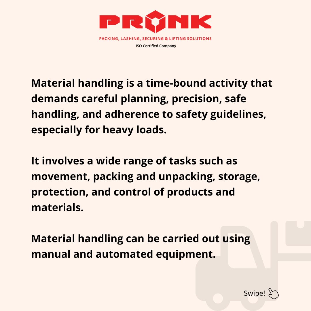 JustPronkIt's tweet image. In these images, we have explained what's material handling and #lifting gear.

You can also read the complete blog post here: pronkmultiservice.com/lifting-gear-m…

Share you #Packing, #lashing, and securing requirements with us and get customized solutions - pronkmultiservice.com