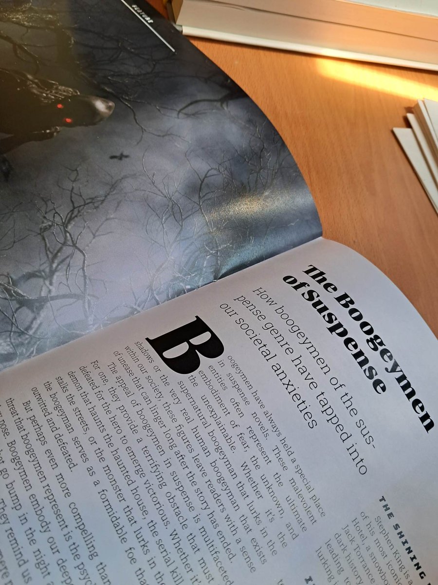 Who/what is your Bogeyman?
Mine is Bible John,probs because he wasn't caught &amp; fear of him punctuated my Scottish childhood.
Great article <a href="/MandSMagazine/">Mystery and Suspense Magazine</a> re how bogeymen of suspense genre tap into societal anxieties mysteryandsuspense.com/wp-content/upl…
#suspensebooks #readingcomunity