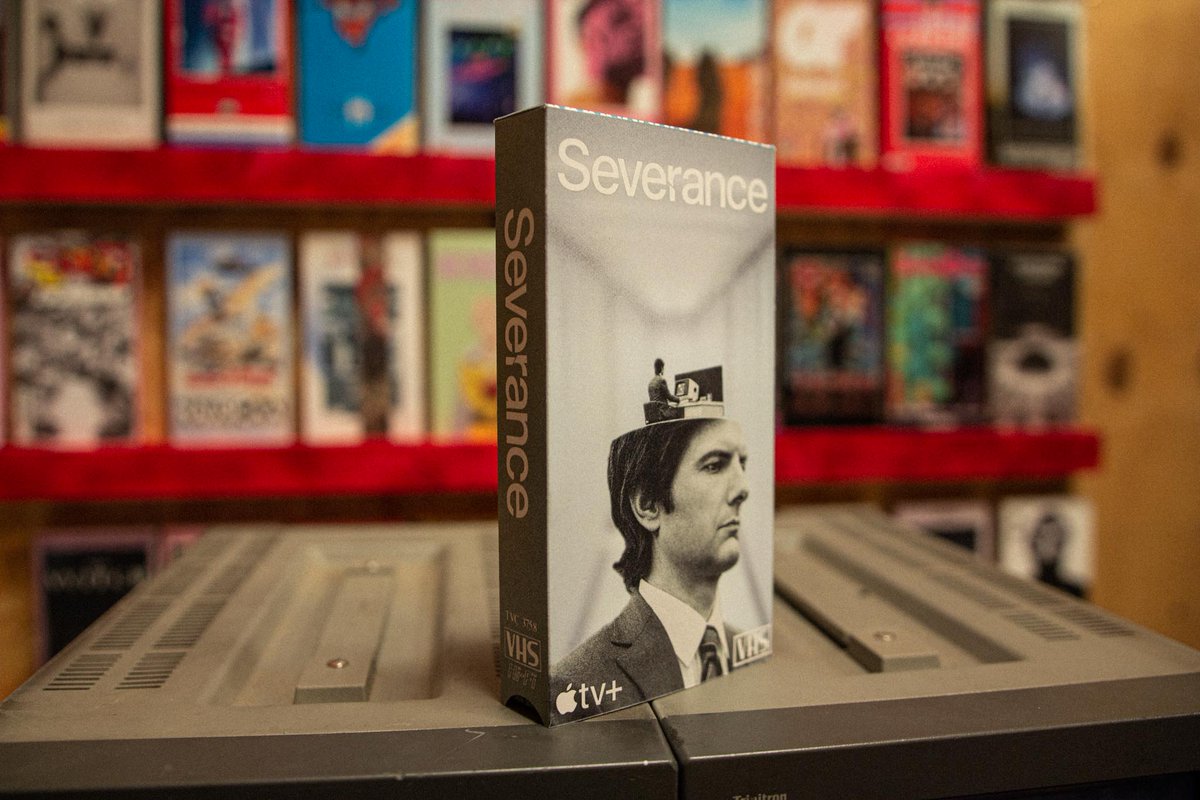 unstable_king's tweet photo. Can't wait for season 2 of #severance. But while I do I'll be rewatching it on VHS. 

#vhs #vcr @mradamscott @brittlower @DanErixon  @zachcherrygmail @DanErixon #AppleTV https://t.co/P6BTTJ6wuK