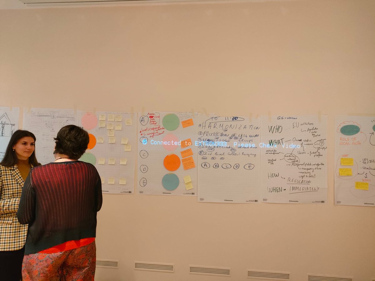 TransformWe's tweet image. The posters are buzzing with discussions on policies to support the seamless #transition of workers in transport systems. 🏭💼

📝 In the quest to draft solutions, we're identifying the key elements needed for #success. 🔑
#WeTransform