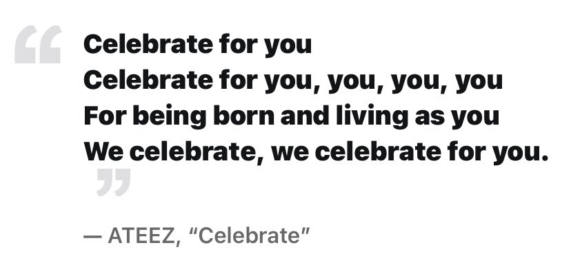 _squishy_tae's tweet photo. @jonghoisland Thank you for another great ga!! My fave lyrics are from celebrate as it celebrates being who you and that being yourself is a celebration in itself! It truly is an inspiring song to never give up on who you and who you want to be! 
Good luck everyone! https://t.co/wvcQUdbdMX