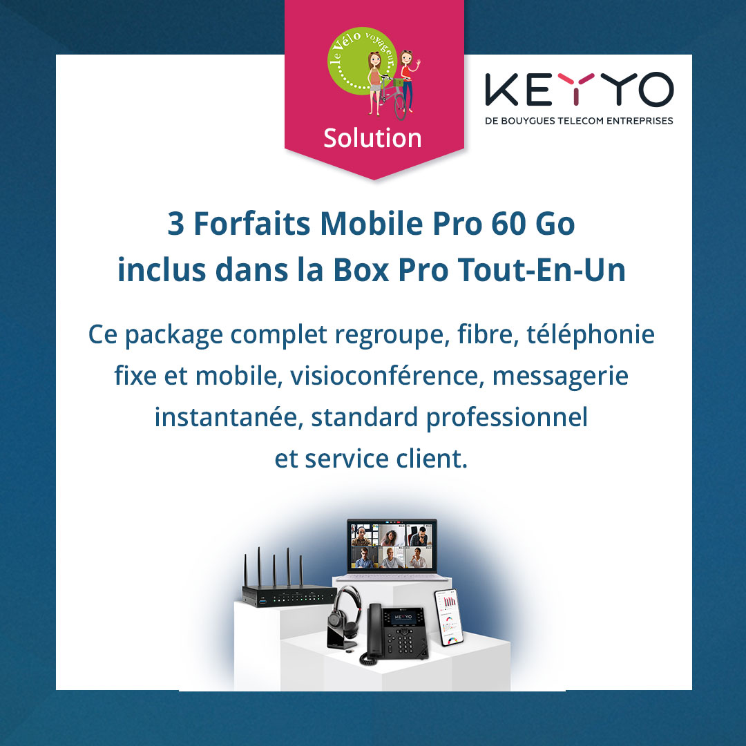 KeyyoCom's tweet image. [𝗘𝘁𝘂𝗱𝗲 𝗱𝗲 𝗖𝗮𝘀] Avec KEYYO , tout roule pour Le Vélo Voyageur ! 🚲 👌

#TPE #PME, vous êtes Pro, il est important que vos forfaits mobiles le soient aussi !

Découvrez pourquoi le @VeloVoyageur_en a choisi de faire confiance à @KeyyoCom  pour sa téléphonie ! ⤵️