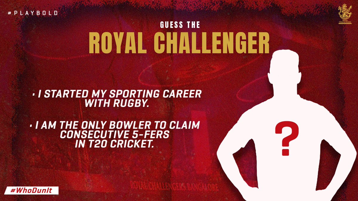 It's time to test how well you know our Royal Challengers, 12th Man Army! 👥 Can you figure this one out? 🤔 #PlayBold #ನಮ್ಮRCB #WhoDunIt