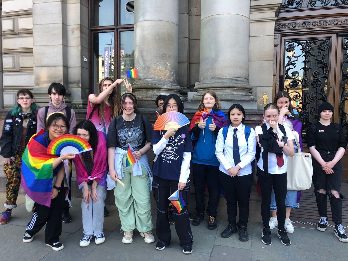 HHSEqualities's tweet photo. #PrideLite @eng_southern @HillheadHS @EnglishDept_HHS @EqualitiesEdGCC https://t.co/H0jYiL4GkR