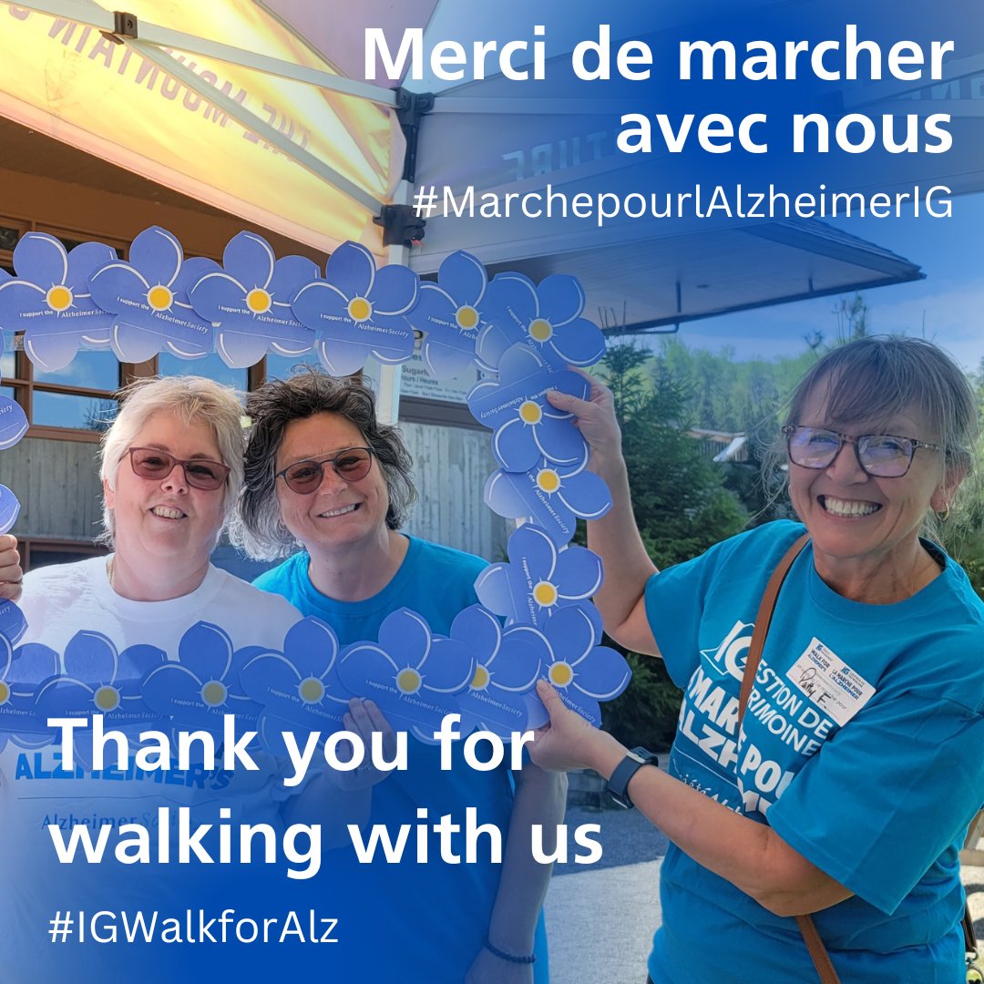 We are excited to share the provincial grand total for this year’s #IGWalkforAlz. Together, we have raised over $160,000!!! Thank you to everyone who fundraised, donated, volunteered, promoted or supported the event in any way. We can’t wait to do it all again in 2024!