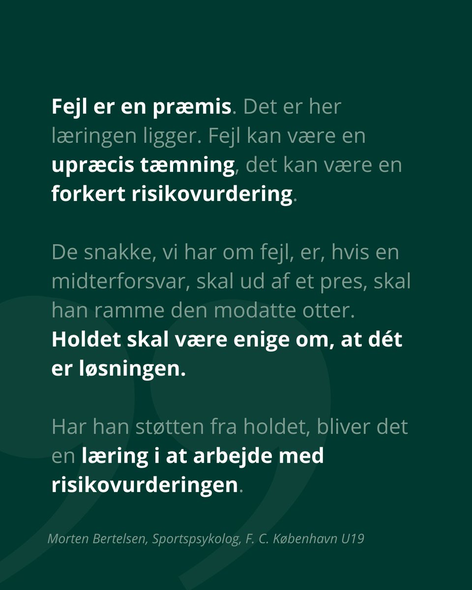 Med i studiet er Morten Bertelsen og Christian Ørsted, som stiller det store spørgsmål:

Leder du dine spillere til at gøre det, de kan i forvejen? Eller leder du dem, så de kommer til næste niveau? 👀