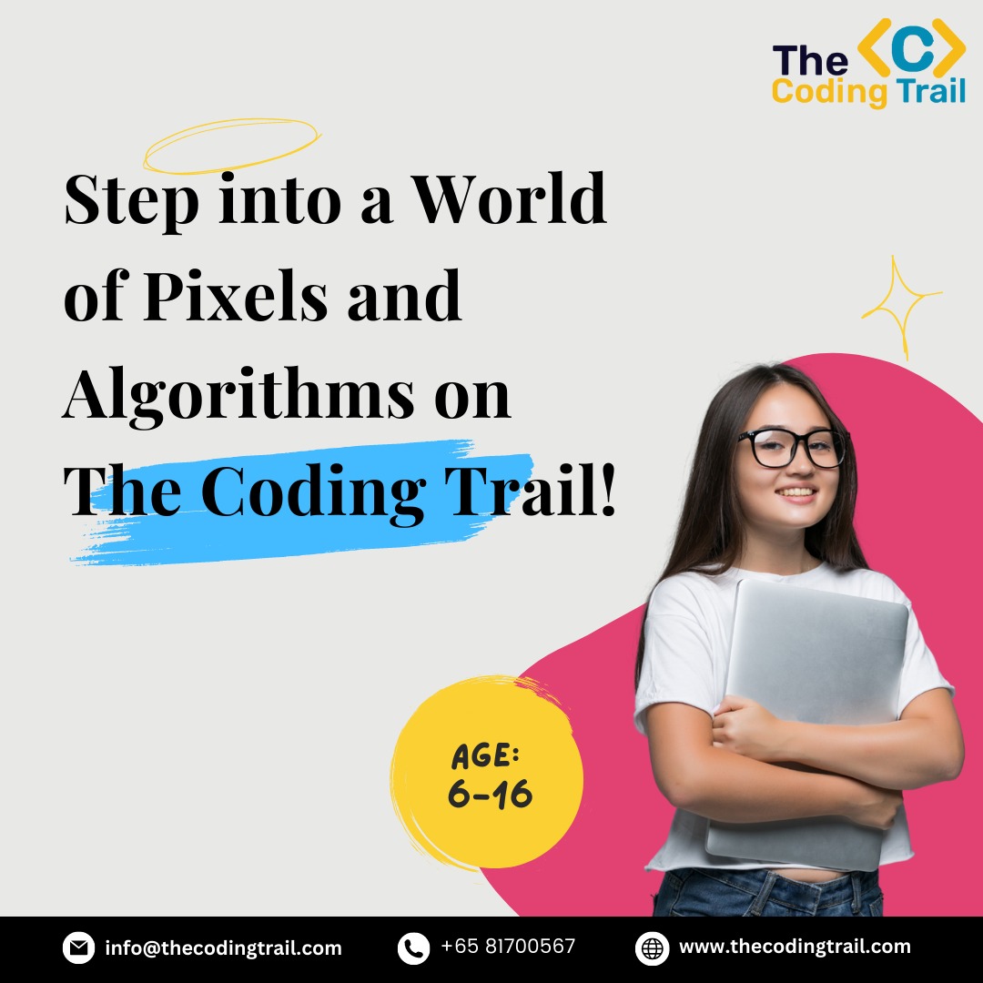 coding_trail's tweet image. Coding is a journey, and The Coding Trail is your passport to a world of creativity, problem-solving, and endless fun!
👦🧒 Age: 6-16
🔑 Register soon today
Follow us to know more:
👉 info@thecodingtrail.com
👉 +65 8170 0567
👉 thecodingtrail.com
.
.
.
#codingclassforkids