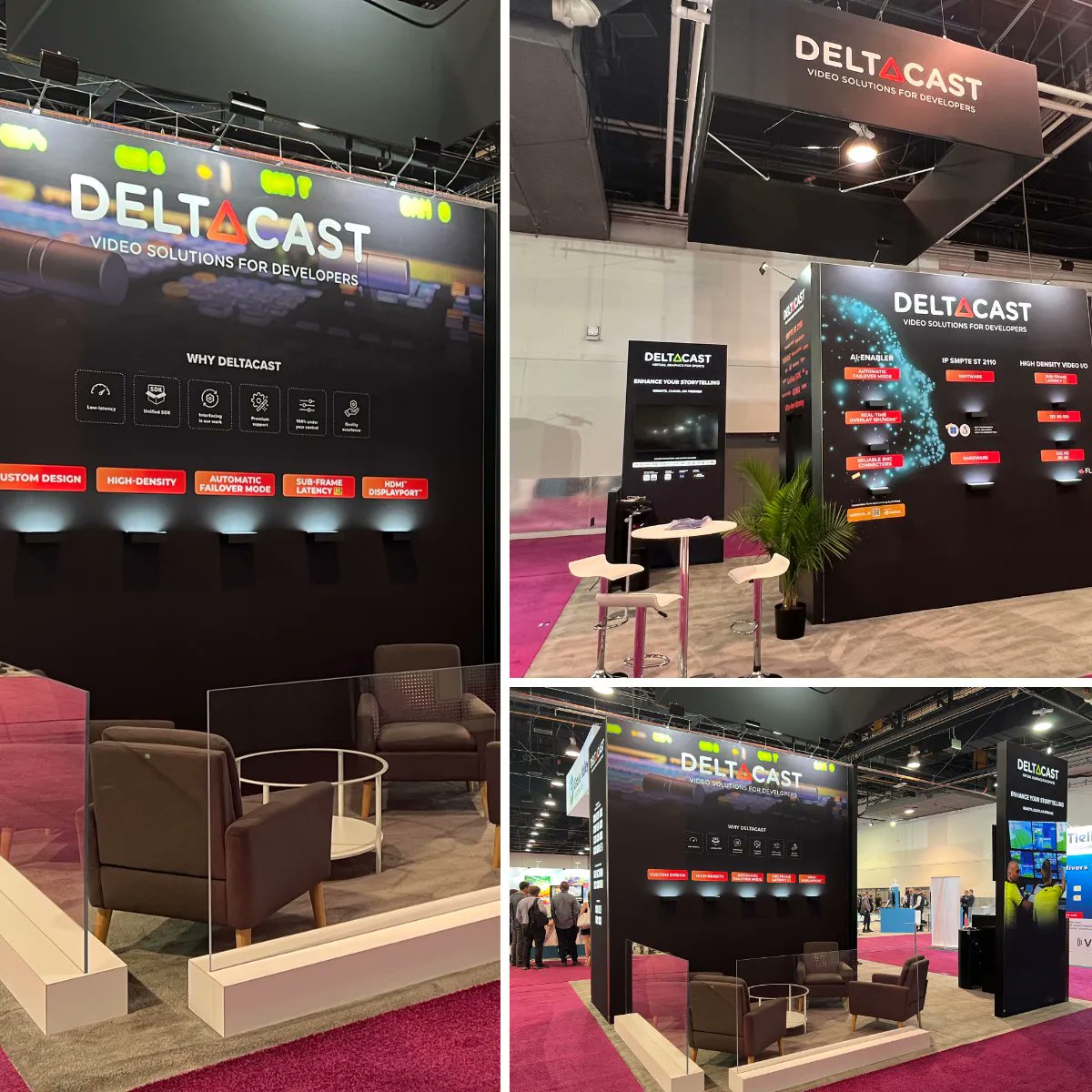 Notre client Deltacast exposait au NAB Show à Las Vegas en avril dernier, et voici un aperçu du stand que nos équipes ont conçu et construit pour eux. 
<a href="/Deltacasttv/">Deltacast</a>
@nabshow
#eventprofs #evenements #evenementiel #salonprofessionnel #stand #exposition