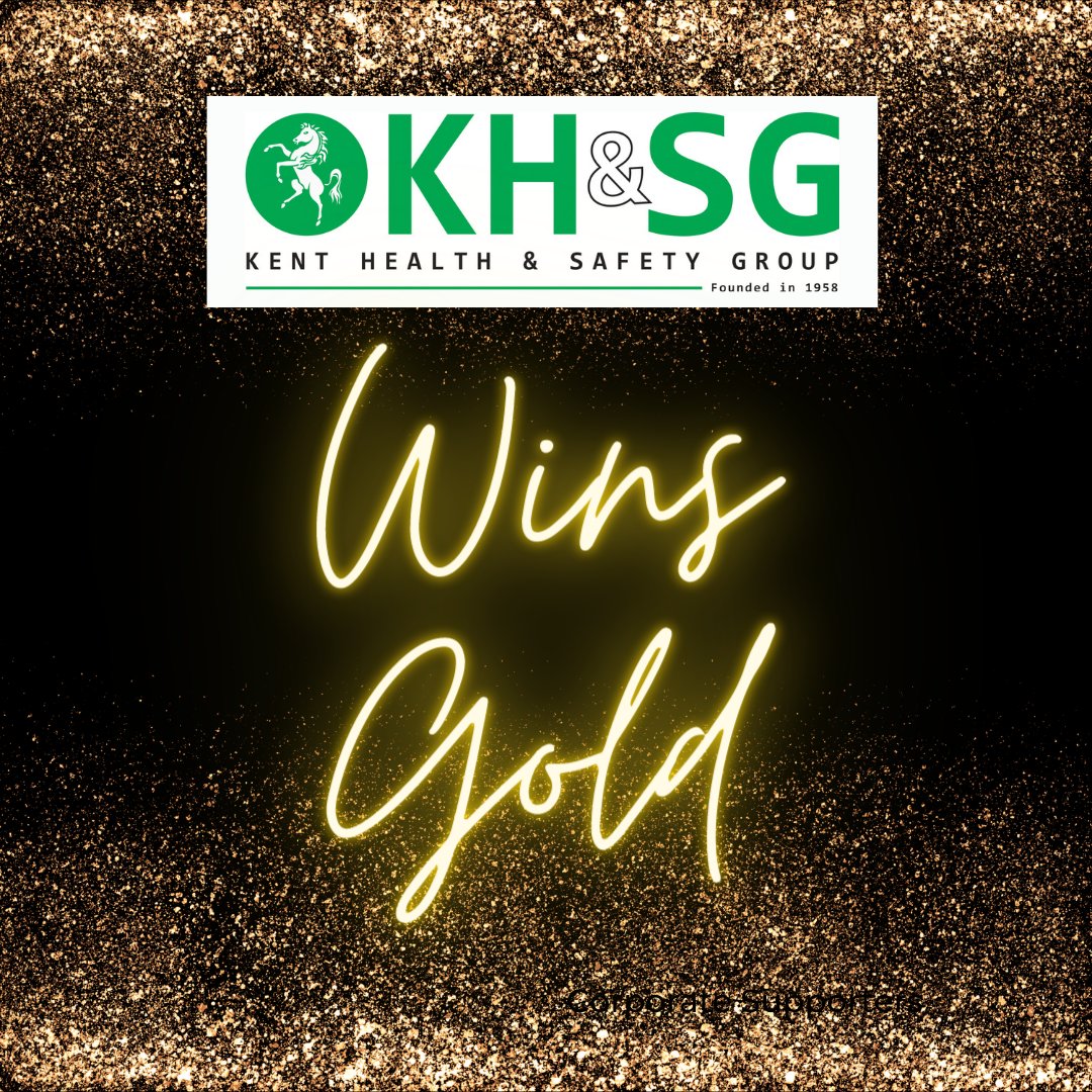 KHSG01's tweet photo. We are delighted to announce that Kent Health &amp; Safety Group have been declared as the overall Gold winner of the prestigious Safety Groups UK Excellence Awards, as well as achieving the Alan Butler Gold Award for the best overall!
Thanks to everyone involved! 💫
#healthandsafety https://t.co/cFIcfHtKzk
