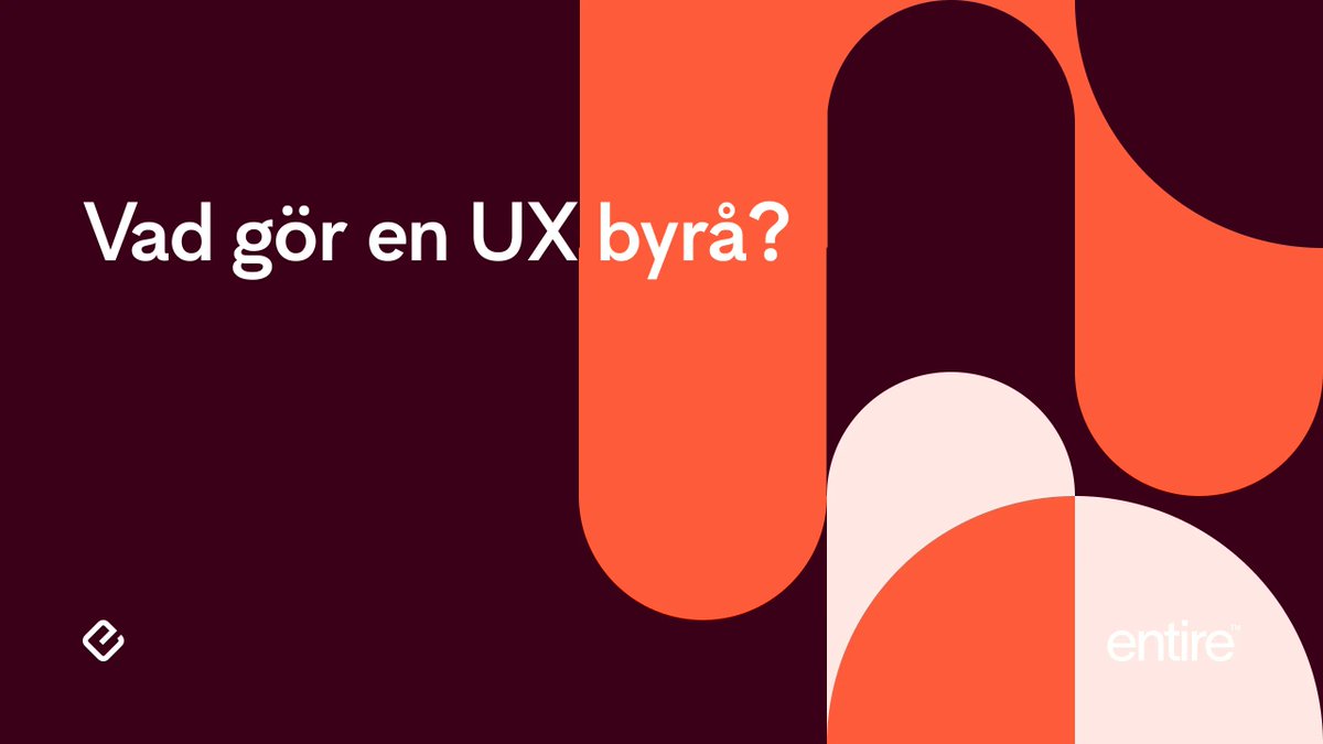 entire_se's tweet photo. Behov av en UX-byrå? 
Om ni är intresserade av att lära er mer om UX-design och hur det kan hjälpa ert företag så hittar ni det i bloggen. 
https://t.co/T6LJN5m6xK 
#UX #UXdesign https://t.co/zY3Sfrmhyg