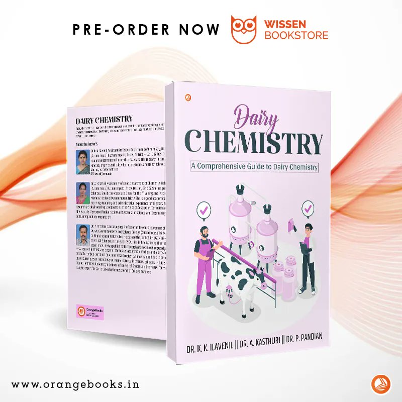 Dr. K. K. ILAVENIL's book "Dairy Chemistry" is now available in paperback format. Pre Order your copy now!
Self Book Store: buff.ly/3J8XYKk 

.
.
.
#orangebooks #selfpublishing  #bosktagram #writerofinstrgram #india #newarrival #reader #booklover #bookies #preorder
