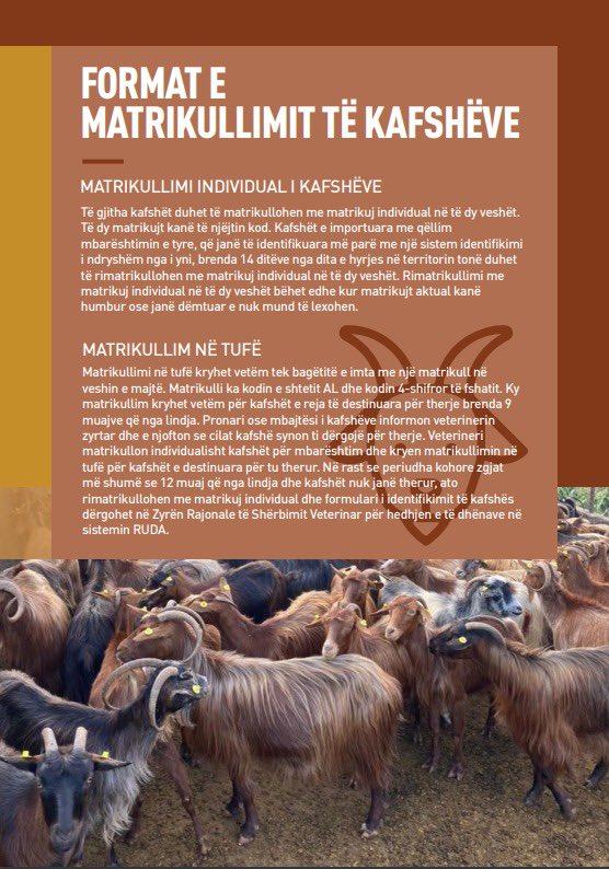AKVMB vijon me matrikullimin dhe gjurmimin për shëndetin e kafshëve, ku vetëm në vitin 2022 janë kryer mbi 273 mijë vaksinime, +562 mijë matrikullime, rreth 115 mijë gjurmime për sëmundje të ndryshme. 92% e fermave blegtorale u vizituan të paktën një herë nga veterinerët tanë.