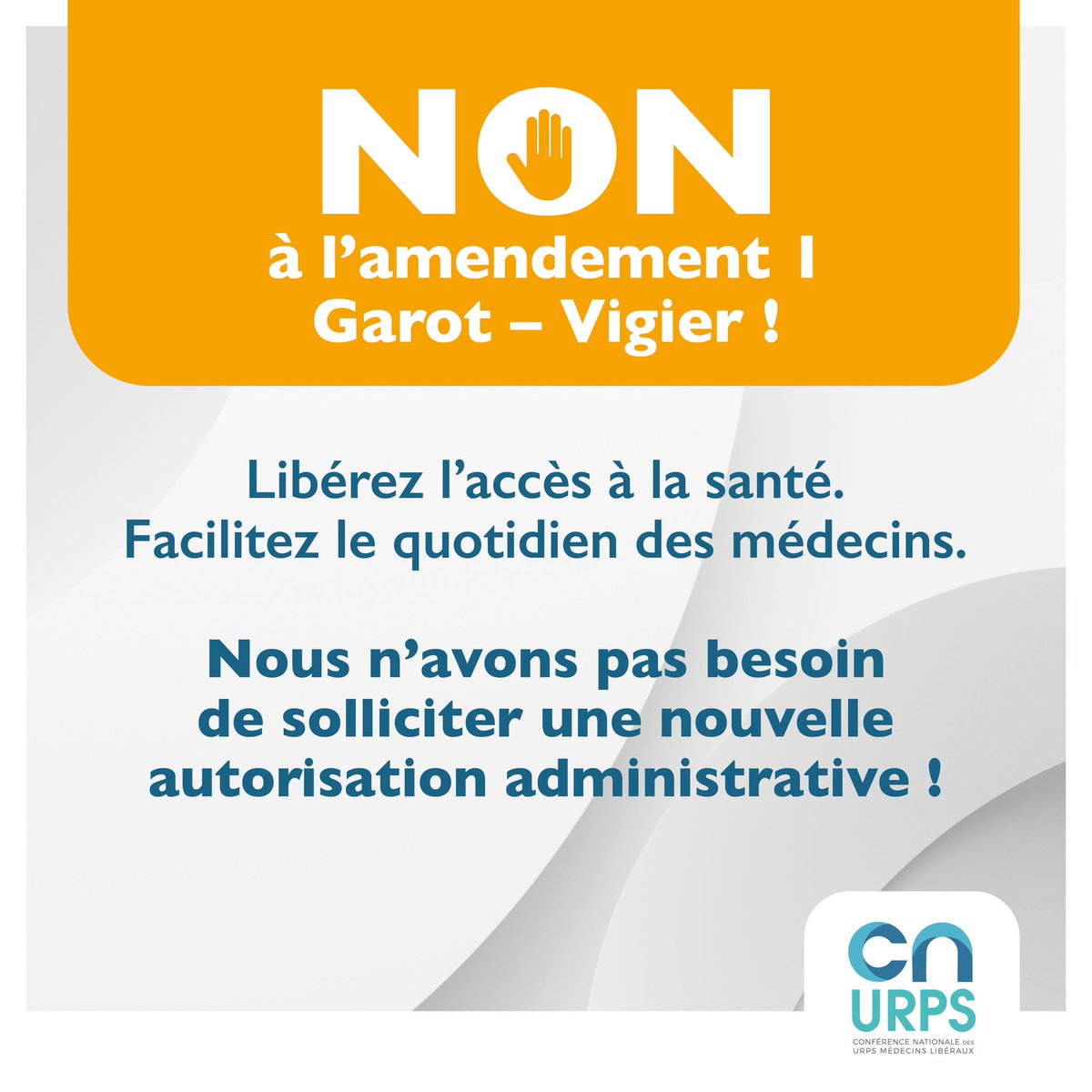 Libérez l’accès à la santé, ce serait enfin prendre vos responsabilités, face à des réformes qui vont dans le mauvais sens depuis des décennies. Ayez le courage de faciliter le quotidien des médecins. <a href="/fredvalletoux/">Frédéric Valletoux</a> <a href="/VigierPhilippe/">Philippe Vigier</a> <a href="/guillaumegarot/">Guillaume GAROT</a> <a href="/FrcsBraun/">François Braun</a> <a href="/agnesfirmin/">Agnès Firmin Le Bodo</a>