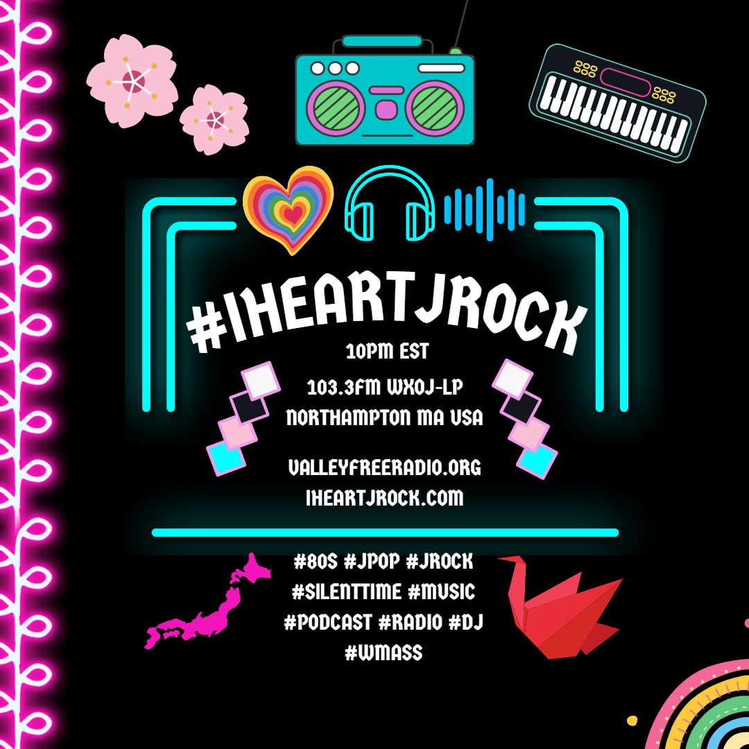 Happy #humpday !! It's your mid-week reminder #iheartjrock is on Sat 10P EST on 103.3FM WXOJ-LP Northampton MA USA stream on valleyfreeradio.org
We have 3 hours of music, requests, #80s, #jpop, #jrock and more! Have a request? fill out the form on iheartjrock.com/request