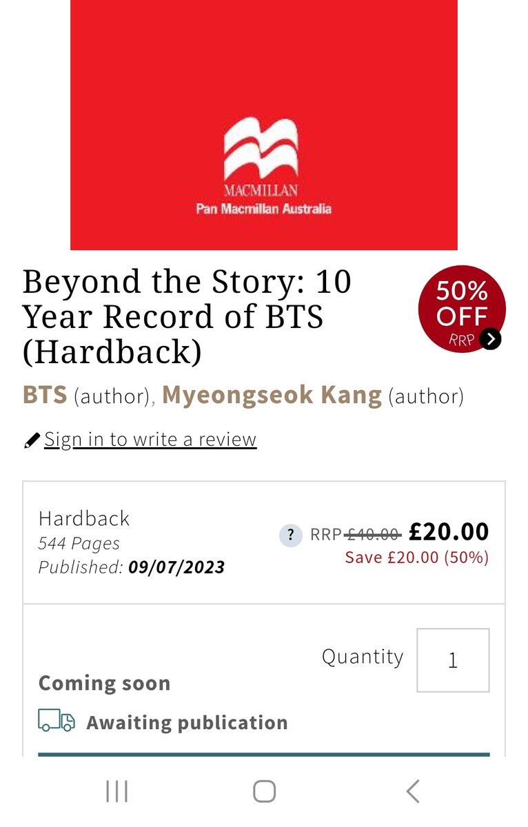 UK moots! 🇬🇧 I just thought I'd double check my preorder of the book through waterstones and it's now half price (£20) on the website, I cancelled and reordered!