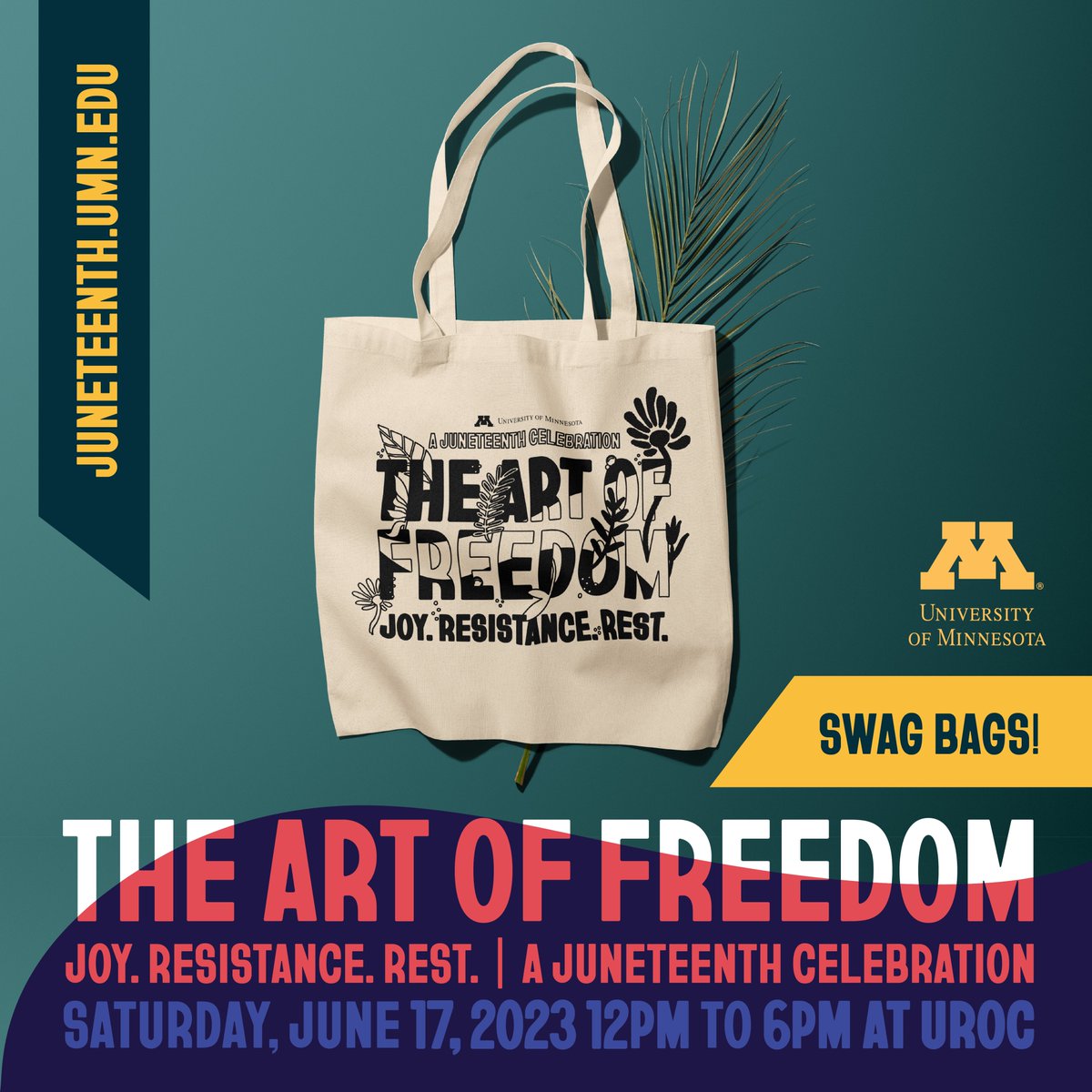diversityUMN (@diversityumn) on Twitter photo 2 DAYS until the second annual Juneteenth Celebration at <a href="/UMNews/">University of Minnesota</a>! Attendees can Look forward to these cool swag bags!
<a href="/UMNews/">University of Minnesota</a>' #Juneteenth Celebration will be Saturday, June 17 from noon to 6 pm in North Minneapolis. Full schedule at juneteenth.umn.edu 2 DAYS until the second annual Juneteenth Celebration at <a href="/UMNews/">University of Minnesota</a>! Attendees can Look forward to these cool swag bags!
<a href="/UMNews/">University of Minnesota</a>' #Juneteenth Celebration will be Saturday, June 17 from noon to 6 pm in North Minneapolis. Full schedule at juneteenth.umn.edu