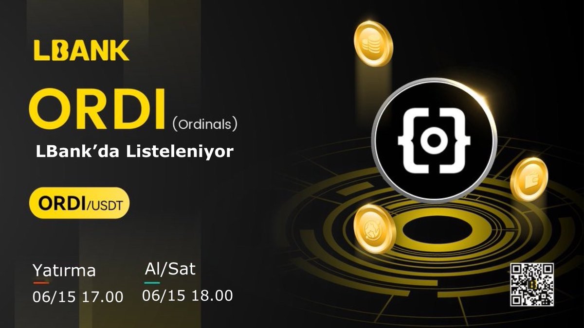 ￼🌟 Yeni #listeleme

￼🦋 $ORDI (Ordinals) LBank’da listeleniyor！

￼👉 Al/Sat: lbank.com/en-US/trade/or…

￼♥️ Detaylar: support.lbank.site/hc/en-gb/artic…