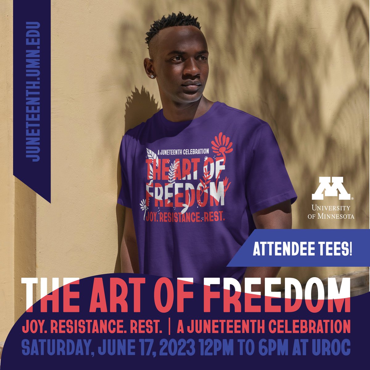 diversityUMN (@diversityumn) on Twitter photo 3 DAYS until the second annual Juneteenth Celebration at <a href="/UMNews/">University of Minnesota</a>! Check out these awesome attendee t-shirts!
<a href="/UMNews/">University of Minnesota</a>' #Juneteenth Celebration will be Saturday, June 17 from noon to 6 pm in North Minneapolis. Full schedule at juneteenth.umn.edu 3 DAYS until the second annual Juneteenth Celebration at <a href="/UMNews/">University of Minnesota</a>! Check out these awesome attendee t-shirts!
<a href="/UMNews/">University of Minnesota</a>' #Juneteenth Celebration will be Saturday, June 17 from noon to 6 pm in North Minneapolis. Full schedule at juneteenth.umn.edu