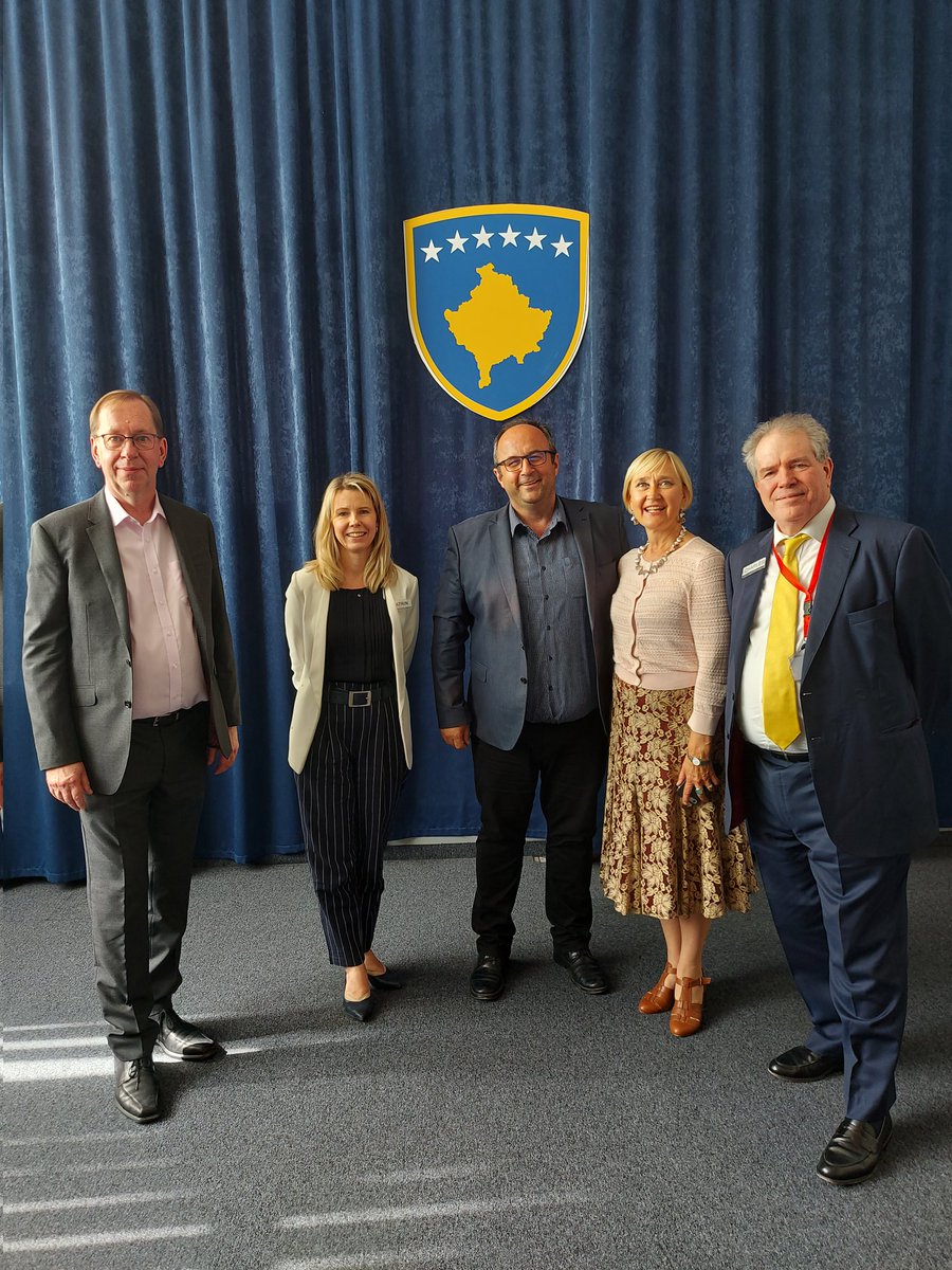 Enjoying 4 days in Kosovo with CPDSEurope helping to teach their parliamentary officials on how EU Parliament works. With my former MEP colleague <a href="/mariannemikko/">Marianne Mikko</a> and former UK Ambassador <a href="/Robertswyn/">Michael Roberts</a> &amp; <a href="/besnikvasolli/">Besnik Vasolli</a> Adviser to Speaker of Kosovo Assembly.