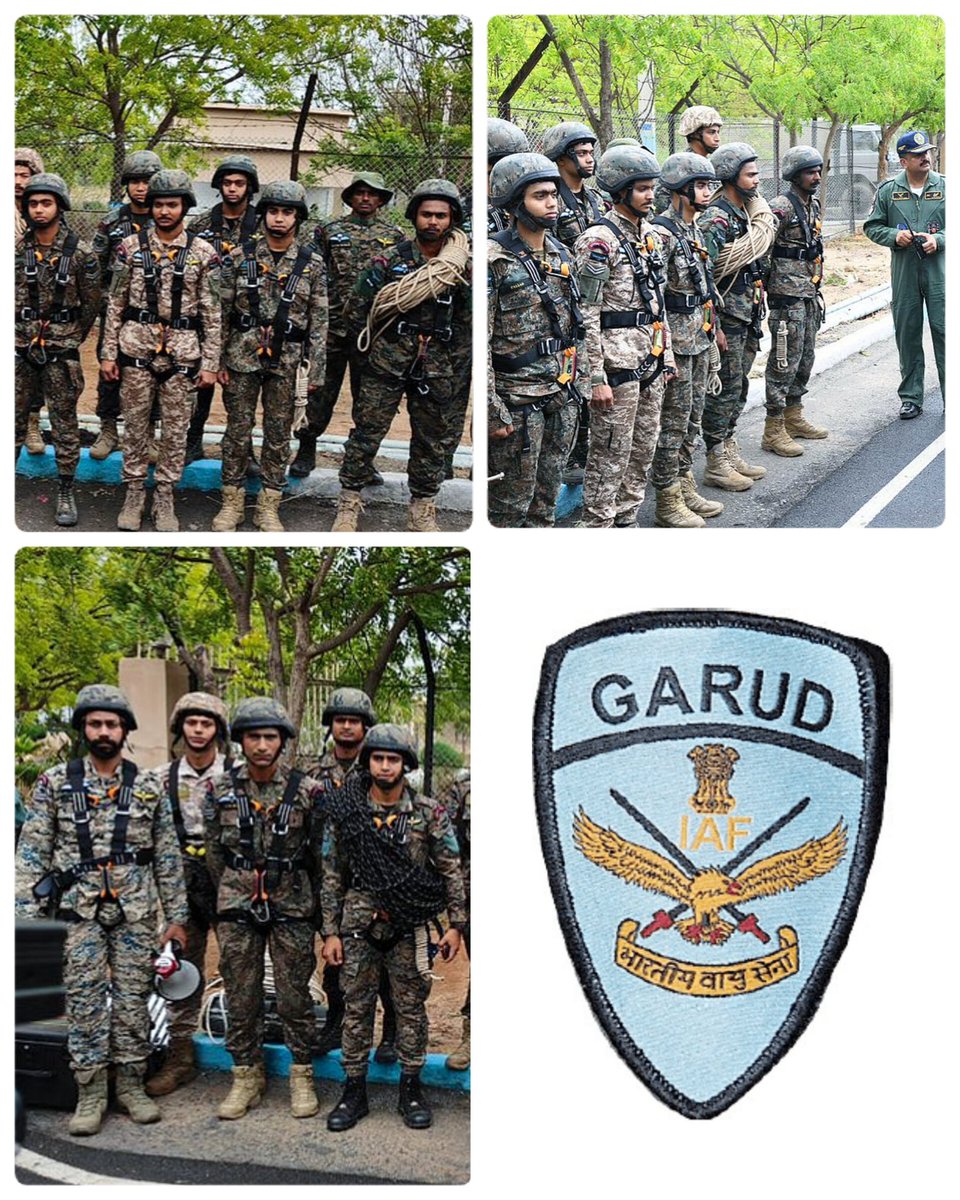 knowyourheroess's tweet image. These are tough mens...
who never complain &amp;amp; always be ready to respond ! ⚔️❤️🙏

#GarudCommandos on standby to face any contingency as #CycloneBiporjoy is likely to hit the #Gujarat coast on tomorrow.

(Pic - Bhuj Air Force Station-Gujarat)