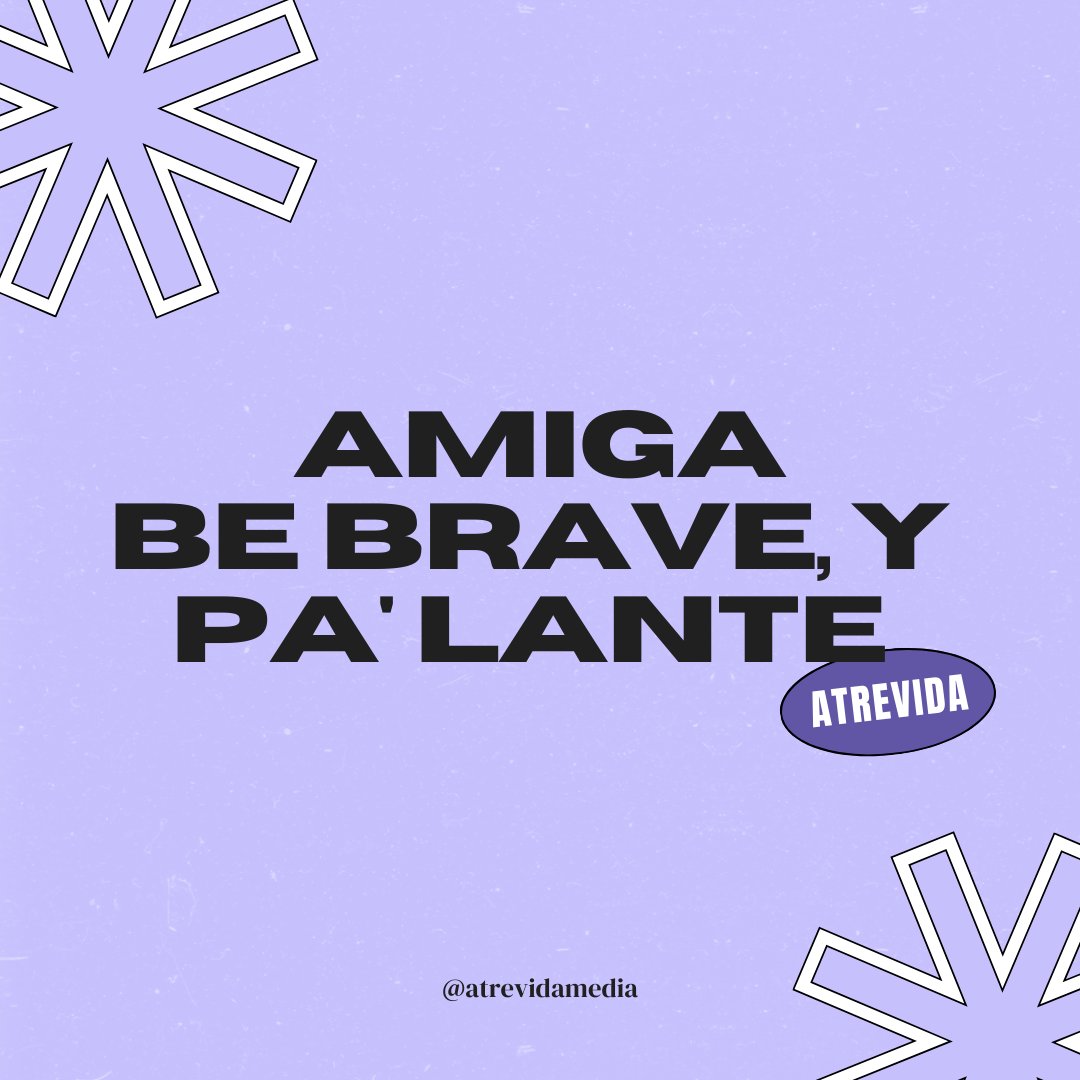 Don't be afraid to take risks and step outside of your comfort zone. ✌🏻💜

The world is waiting for you to explore it. So go out there and be brave, pa’lante! 💃🏻#LatinaPower