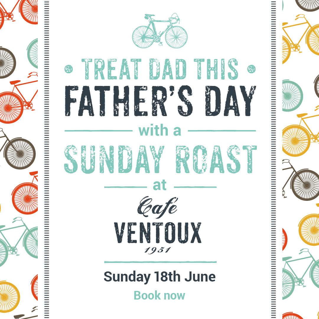 Café Ventoux makes for the perfect destination for a special Father's Day. We have a full #RoastDinner on the menu, with scrumptious cakes and bakes to follow.🍰🚴

To book your table for this #FathersDay give us a call on 0116 216 2491, and we'll secure your spot!☎️