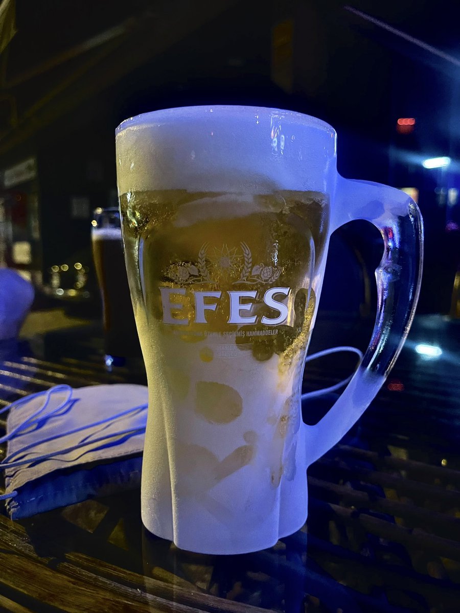 Holy Shit… Pint of Efes, Marmaris Turkey. 😍