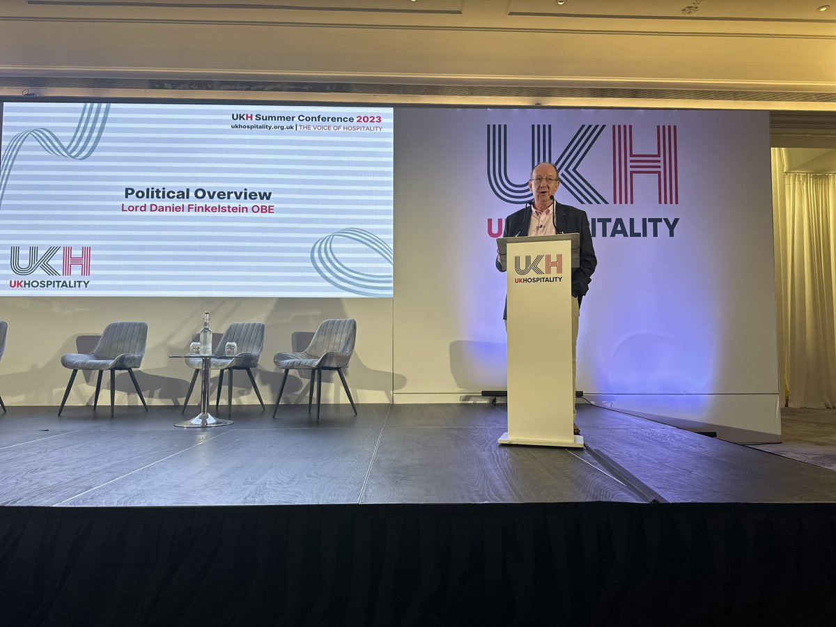 NMPLive's tweet image. Award-winning political journalist @Dannythefink giving a #keynotespeech in London today for the @UKHofficial Summer Conference.

He imparted some sage advice on what to look out for ahead of the next General Election plus his own observations on the current political landscape.