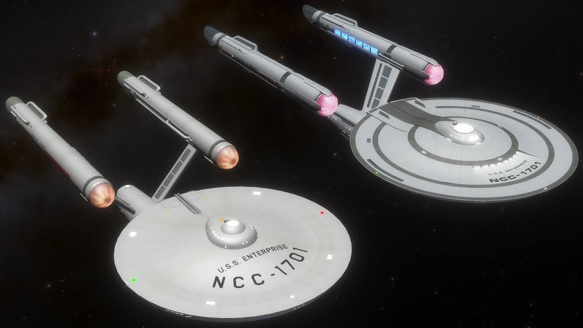 SNW and TOS are both visually canon. These are both canon configurations of the Constitution class, in addition to the TMP configuration. The Constitution class appears to be Starfleets “lab rat” class. The Cage version was a brief experimental refit.
#StarTrekStrangeNewWorlds