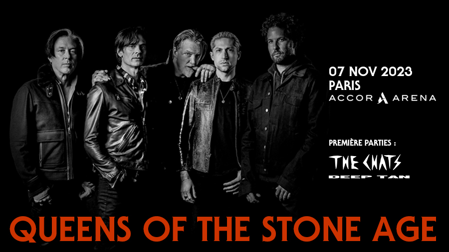 fnacspectacles's tweet photo. 🎼 QUEENS OF THE STONE AGE À PARIS 🎼

@qotsa, le groupe de rock américain montera sur la scène de l'@Accor_Arena Paris le 7 novembre 2023 !

🎟 Vos places sont sur Fnac Spectacles.  😉👉 https://t.co/IOqdeOvzAM https://t.co/NJqnV2UuRT