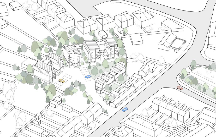 Highly Commended for Kildare goes to <a href="/Met_Work/">Metropolitan Workshop</a>. This scheme appealed to the jury primarily in its landscaping strategy and design of shared outdoor space.